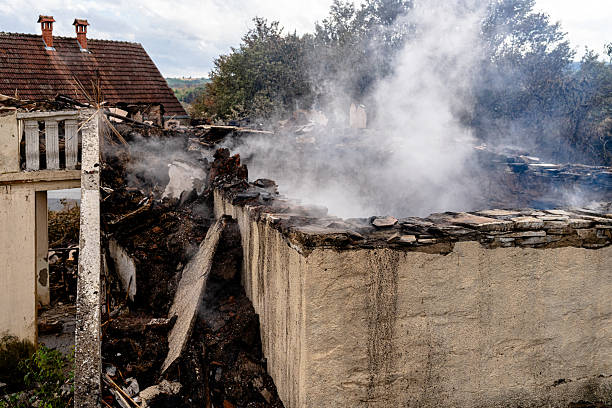 Professional Fire Damage Removal technician working in Aldie, VA